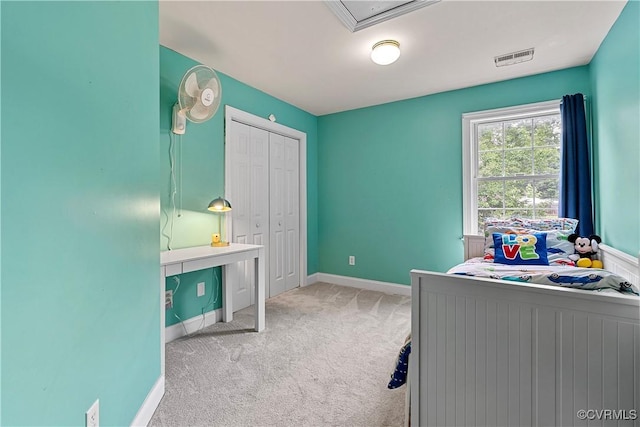 5019 Misty Spring Dr, Midlothian, VA 23112 - bedroom with carpet flooring and a closet