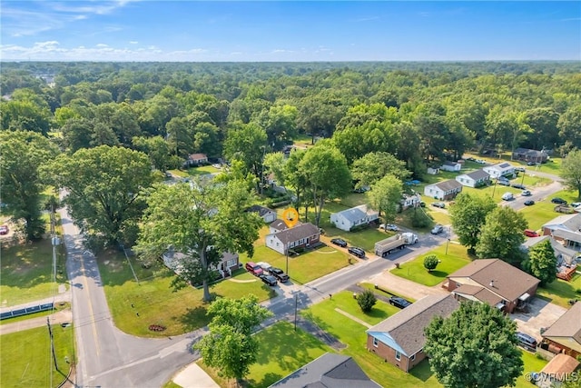 1007 Bolton Rd, Richmond, VA 23225 - aerial view of residential area featuring a heavily wooded area