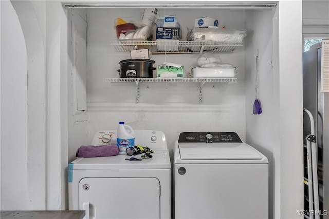 1007 Bolton Rd, Richmond, VA 23225 - washroom featuring separate washer and dryer