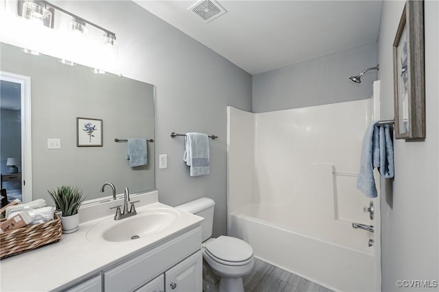 11405 Friars Walk Ct, Glen Allen, VA 23059 - full bathroom featuring vanity, bathing tub / shower combination, and wood finished floors