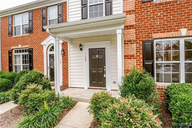 11405 Friars Walk Ct, Glen Allen, VA 23059 - entrance to property with brick siding