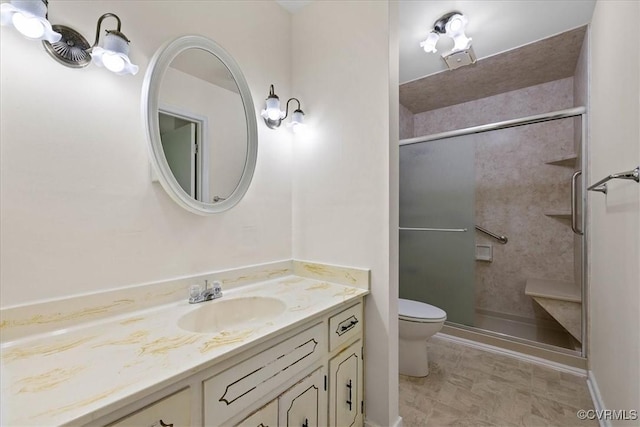1915 Bogese Dr, Petersburg, VA 23805 - bathroom with vanity and a shower stall