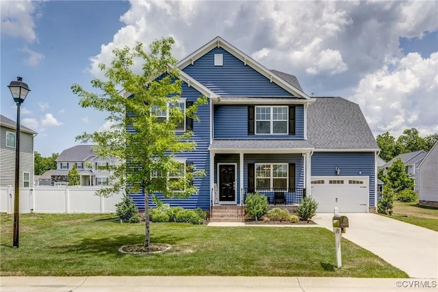 6989 Sir Galahad Rd, Henrico, VA 23231 - traditional-style house featuring driveway, a porch, and an attached garage