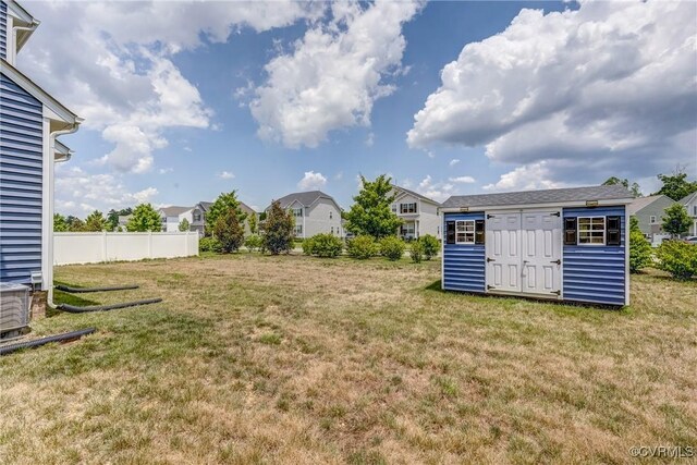 6989 Sir Galahad Rd, Henrico, VA 23231 - view of yard featuring a shed and a residential view