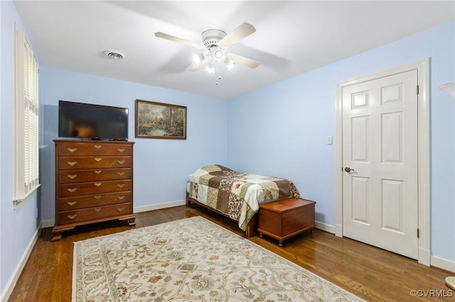 4018 Timber Ridge Rd, Chesterfield, VA 23112 - bedroom featuring wood finished floors and ceiling fan