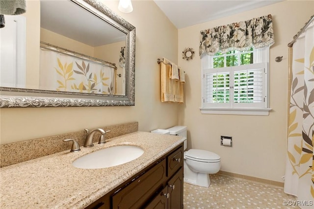 4018 Timber Ridge Rd, Chesterfield, VA 23112 - bathroom with vanity and a shower with shower curtain