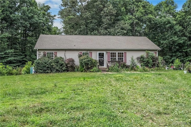 566 Will Johnson Rd, Louisa, VA 23093 - single story home featuring a front yard