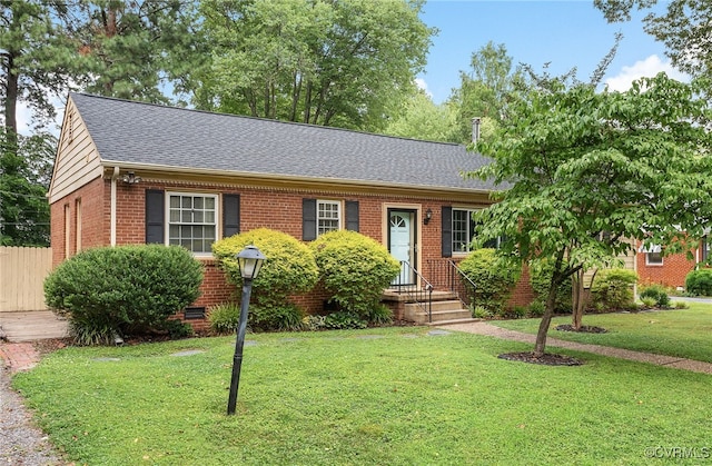 8314 Erma Ln, Richmond, VA 23229 - view of front facade with brick siding and roof with shingles