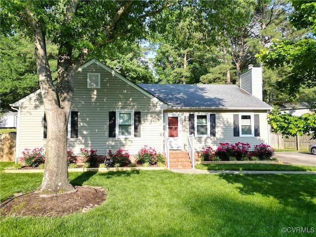2205 Cox Rd, Henrico, VA 23233 - view of front of home with a chimney and a shingled roof