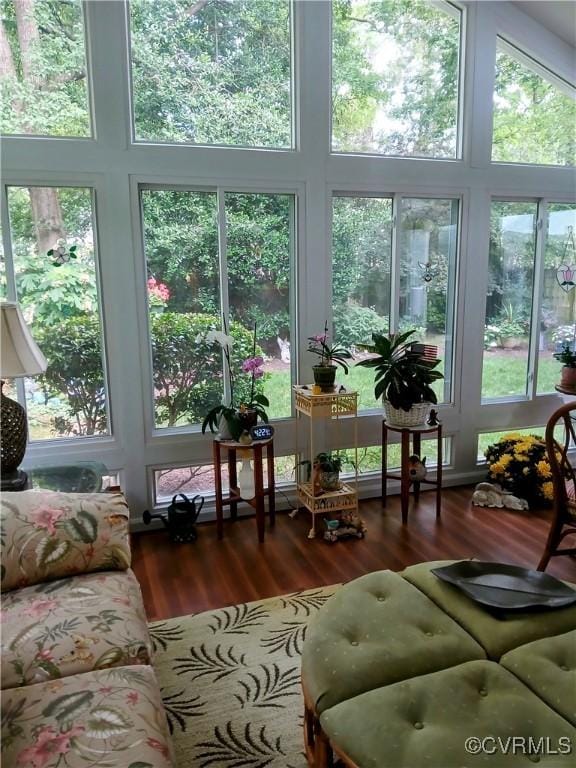 4723 Squaw Valley Ct, Glen Allen, VA 23060 - sunroom with wood finished floors