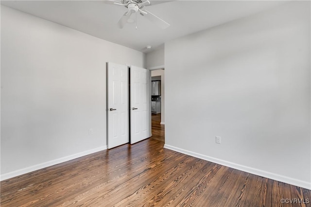 1409 Virginia Ave, Glen Allen, VA 23060 - unfurnished bedroom featuring wood finished floors and ceiling fan