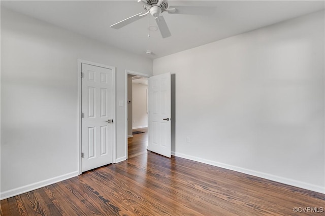 1409 Virginia Ave, Glen Allen, VA 23060 - unfurnished bedroom featuring wood finished floors and a ceiling fan