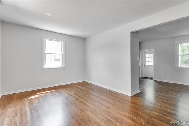 1409 Virginia Ave, Glen Allen, VA 23060 - empty room with wood finished floors and baseboards