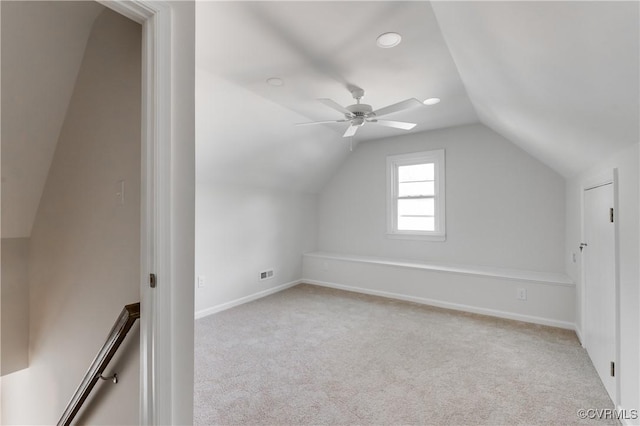 1409 Virginia Ave, Glen Allen, VA 23060 - bonus room featuring carpet floors, lofted ceiling, and a ceiling fan