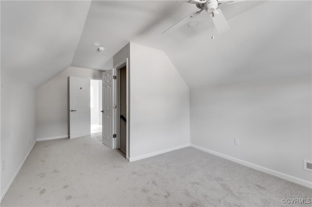 1409 Virginia Ave, Glen Allen, VA 23060 - bonus room with carpet flooring, lofted ceiling, and a ceiling fan