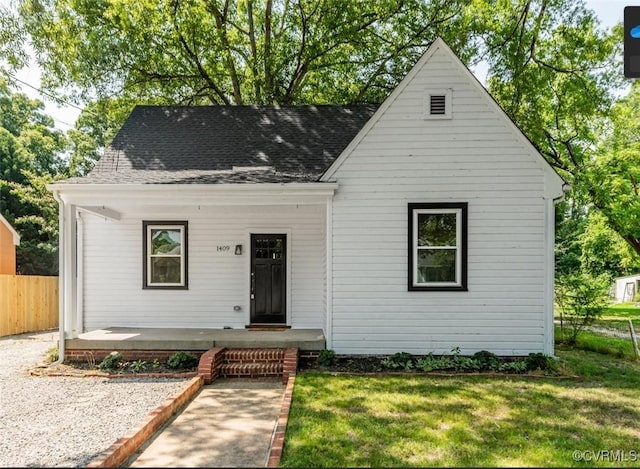 1409 Virginia Ave, Glen Allen, VA 23060 - view of front facade featuring covered porch and a shingled roof