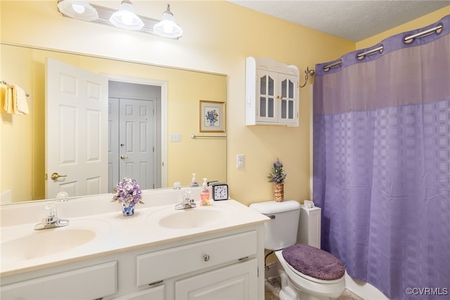 14313 Woodleigh Dr, Chester, VA 23831 - full bath with double vanity and a shower with shower curtain