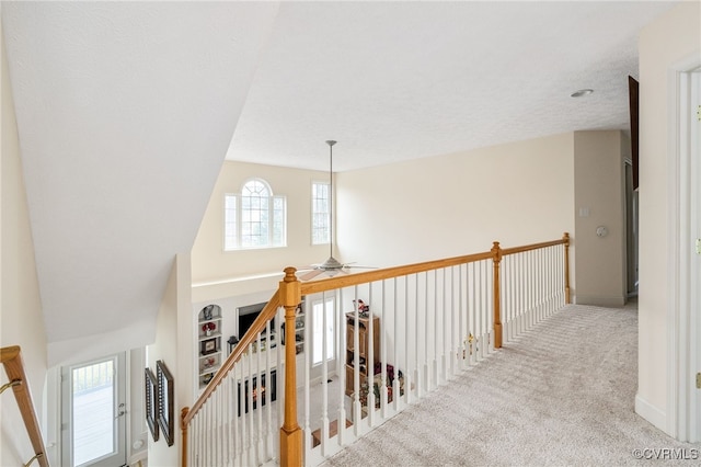 14313 Woodleigh Dr, Chester, VA 23831 - hallway with carpet and an upstairs landing