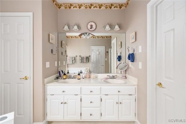 14313 Woodleigh Dr, Chester, VA 23831 - full bathroom featuring double vanity