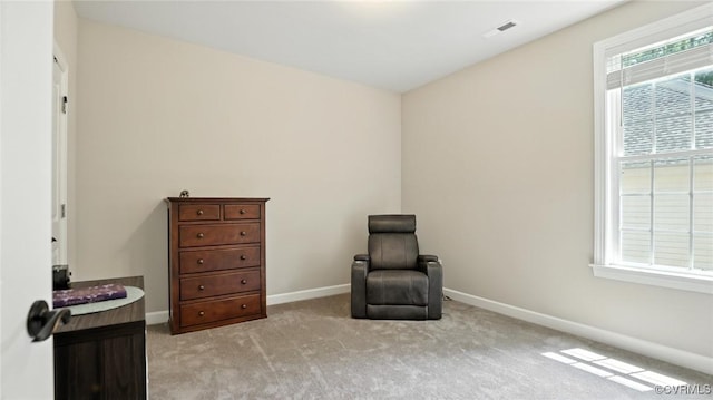 5080 Brandon Pines Way, Providence Forge, VA 23140 - living area featuring baseboards and light colored carpet