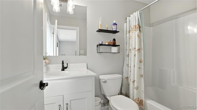 5080 Brandon Pines Way, Providence Forge, VA 23140 - full bathroom with vanity and shower / tub combo with curtain