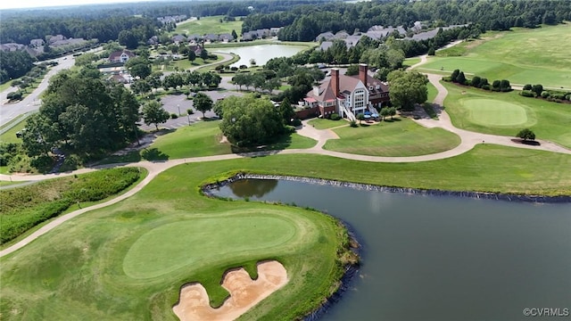 5080 Brandon Pines Way, Providence Forge, VA 23140 - aerial view of property and surrounding area with a large body of water and a golf club
