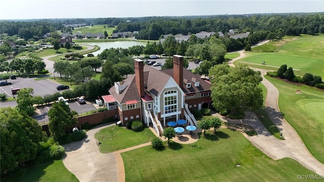 5080 Brandon Pines Way, Providence Forge, VA 23140 - drone / aerial view of a golf course and a large body of water