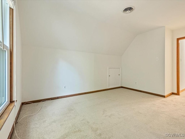 14107 Laurel Trail Pl, Midlothian, VA 23112 - bonus room featuring light colored carpet, vaulted ceiling, and plenty of natural light