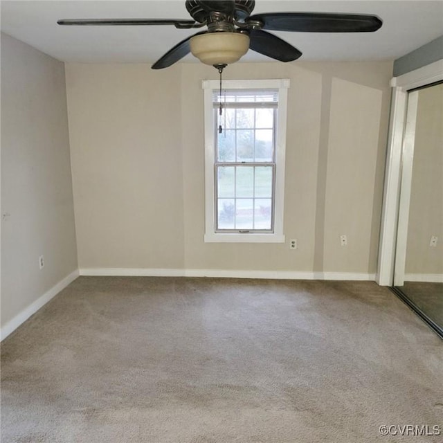 9210 Park St, Amelia Courthouse, VA 23002 - carpeted empty room with ceiling fan and baseboards