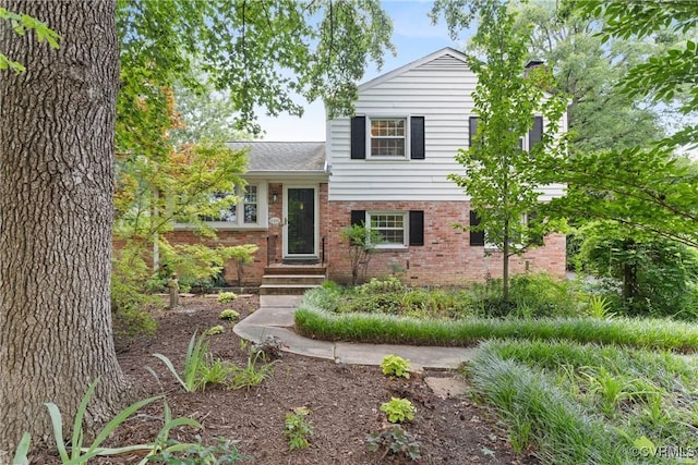 2411 Colwyn Rd, Henrico, VA 23229 - tri-level home with brick siding and entry steps