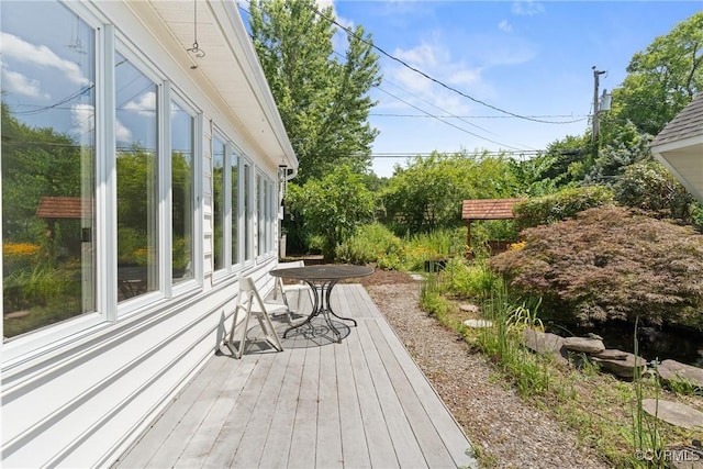 2411 Colwyn Rd, Henrico, VA 23229 - view of wooden deck