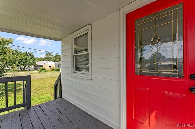 2000 Cleary Rd, Richmond, VA 23223 - doorway to property with a porch and a lawn