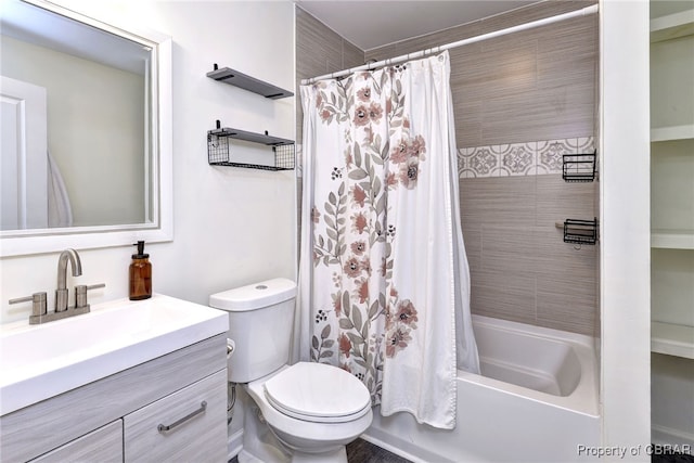 107 Ward, Hampton, VA 23669 - bathroom featuring vanity and shower / bath combination with curtain
