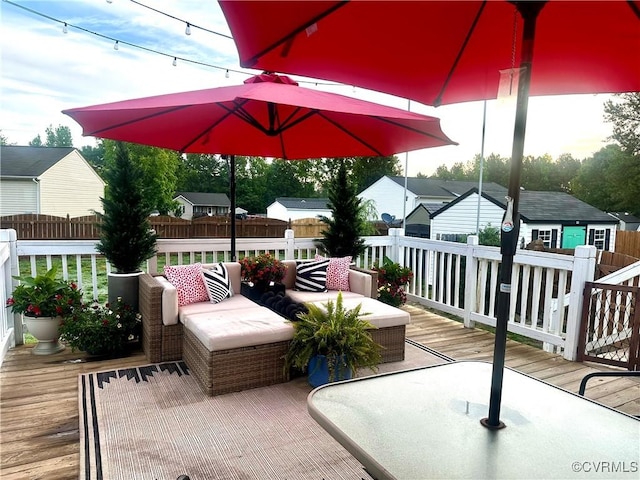 5754 Fox Maple Ter, Chesterfield, VA 23803 - deck with a residential view