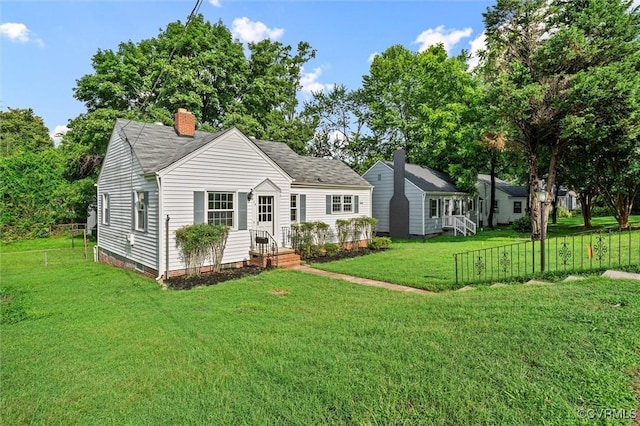 914 Kensington Ave, Colonial Heights, VA 23834 - view of front of property with a chimney and a shingled roof