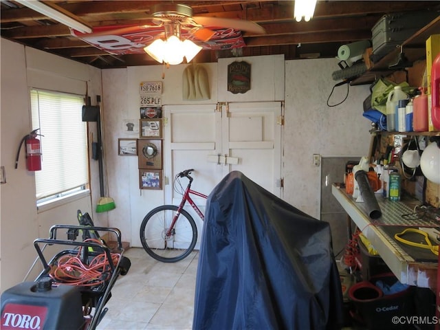 6329 Sledds Lake Rd, Mechanicsville, VA 23111 - misc room featuring a ceiling fan