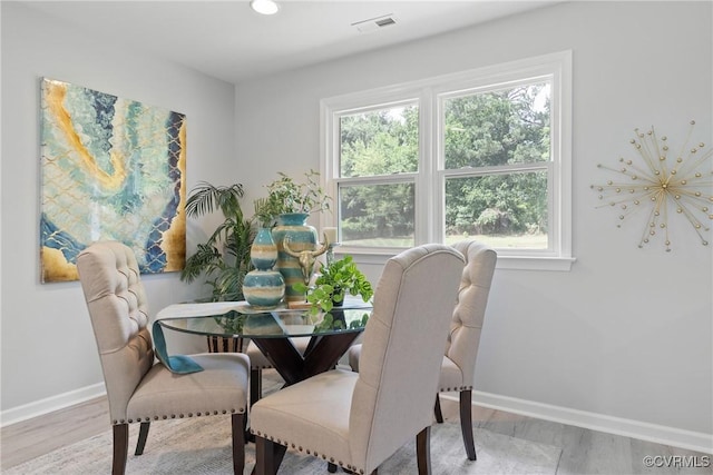 606 Bermuda Hundred Rd, Chester, VA 23836 - dining space with plenty of natural light, wood finished floors, and recessed lighting