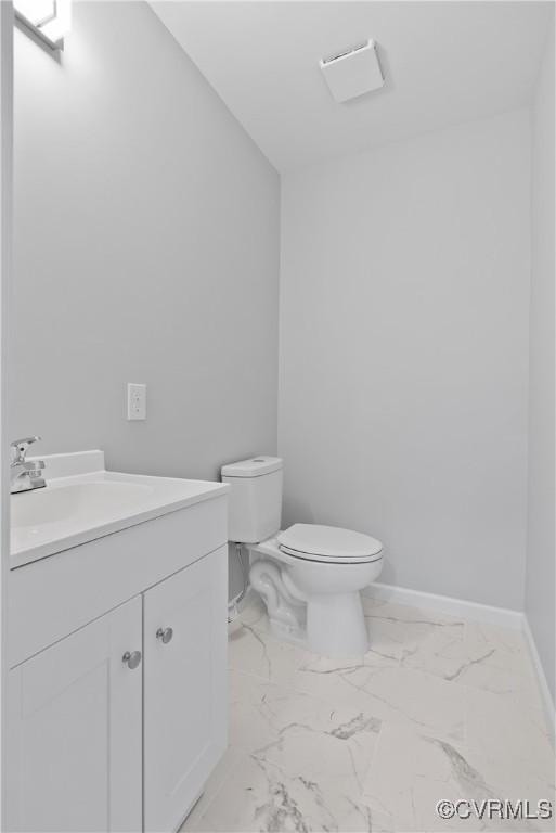 606 Bermuda Hundred Rd, Chester, VA 23836 - bathroom with marble finish flooring and vanity
