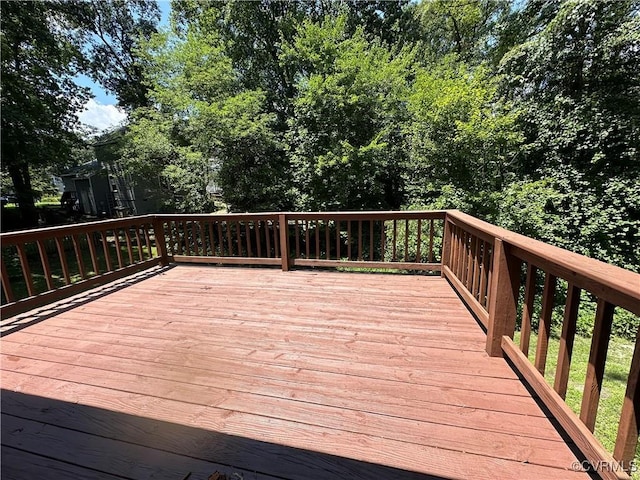 8253 Skirmish Ln, Mechanicsville, VA 23111 - view of deck