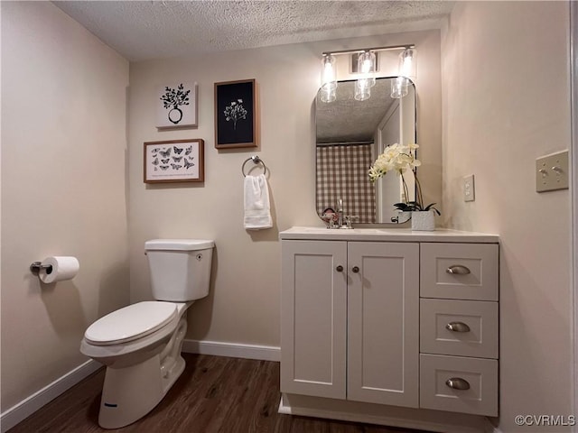 5225 Hopewell Rd, New Kent, VA 23124 - full bath featuring a textured ceiling, wood finished floors, and vanity