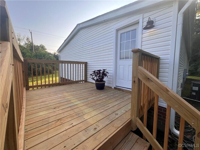 5225 Hopewell Rd, New Kent, VA 23124 - view of deck