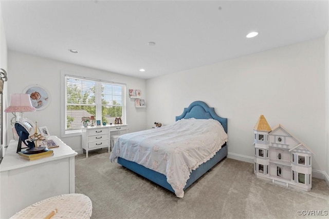 6636 Stonewolf Ct, Moseley, VA 23120 - bedroom featuring light colored carpet and recessed lighting