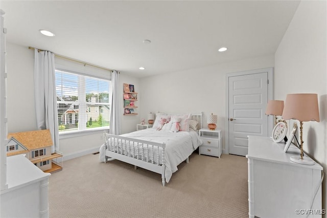 6636 Stonewolf Ct, Moseley, VA 23120 - bedroom with light colored carpet and recessed lighting