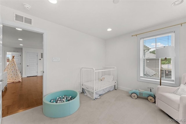 6636 Stonewolf Ct, Moseley, VA 23120 - bedroom featuring recessed lighting and a nursery area