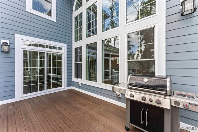 6636 Stonewolf Ct, Moseley, VA 23120 - deck with area for grilling