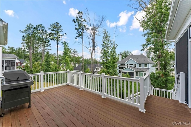 6636 Stonewolf Ct, Moseley, VA 23120 - deck featuring grilling area