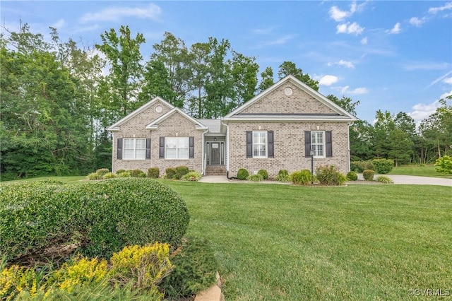3130 Tinsley Ter, Prince George, VA 23875 - view of front of home featuring a front yard and brick siding