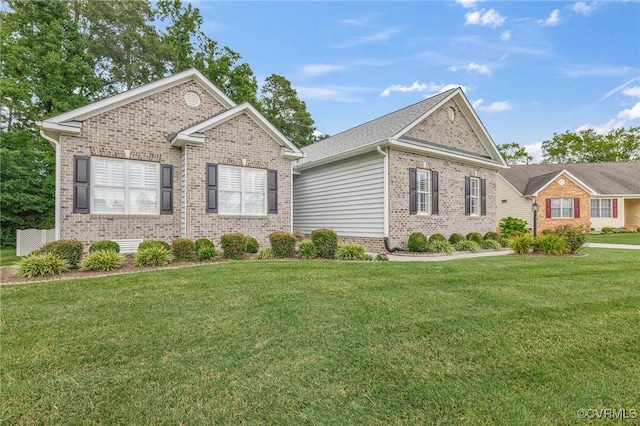 3130 Tinsley Ter, Prince George, VA 23875 - view of front of home featuring brick siding and a front lawn