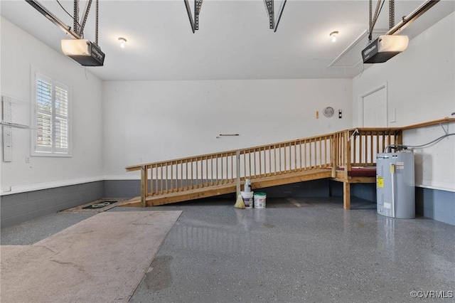 3130 Tinsley Ter, Prince George, VA 23875 - garage with electric water heater and a garage door opener