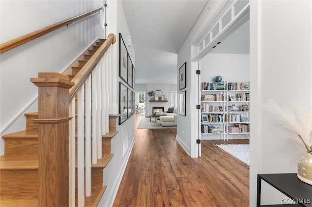 3616 Bonnies Way, Powhatan, VA 23139 - hall with stairs and wood finished floors